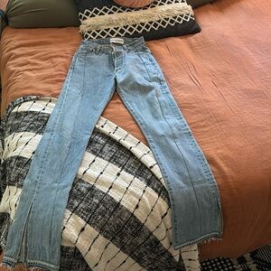 EB denim unraveled denim size 25
